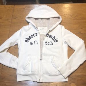 Abercrombie and Fitch Girls XL Fuzzy Hoodie